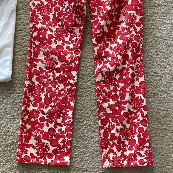 Tory Burch Laurel Cropped Straight Leg Pants - Picture 7 of 8